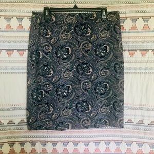 Ann Taylor Pasley Skirt